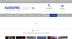 Desktop Screenshot of locaudiotec.fr